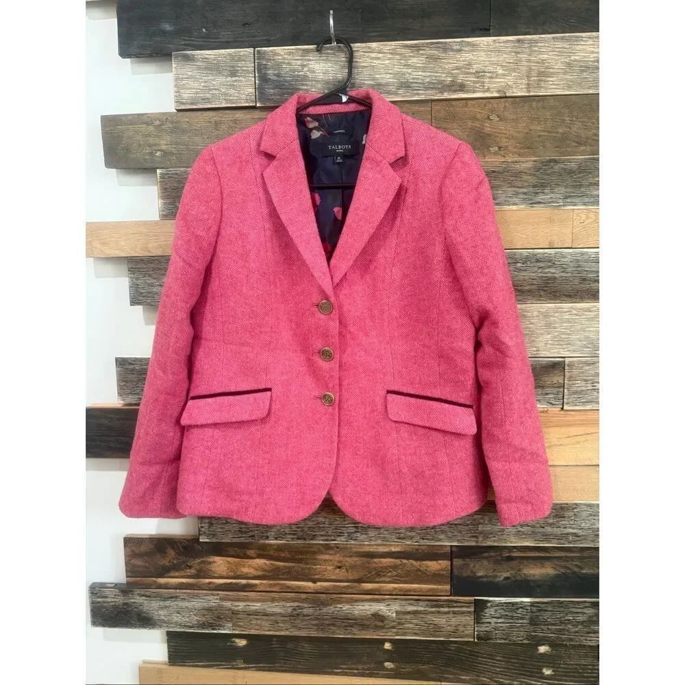 Talbots Aberdeen jacket blazer petite sz 8P